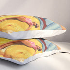 Girls on toast - Grilled Cheese Tan Pillow Sham Gallery Image 3