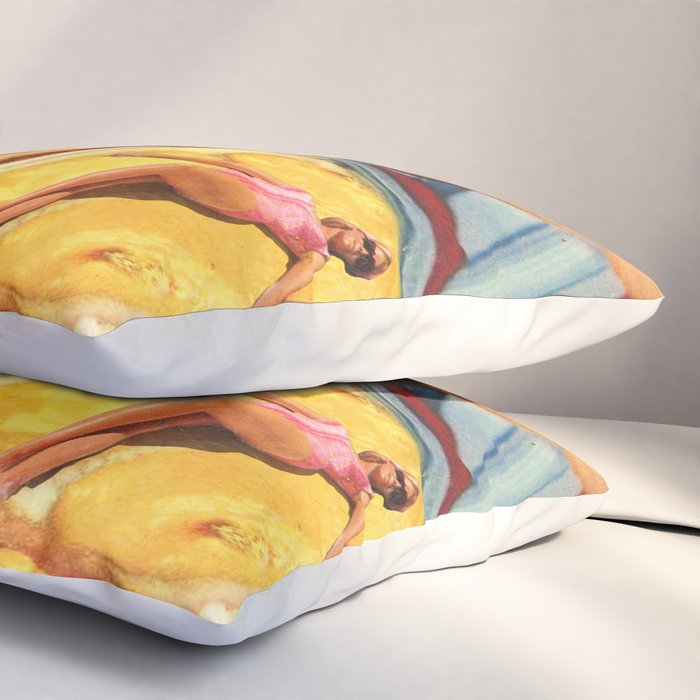 Girls on toast - Grilled Cheese Tan Pillow Sham Gallery Image 3