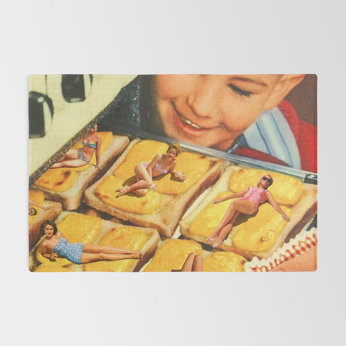 Girls on toast - Grilled Cheese Tan Rug Gallery Image 2