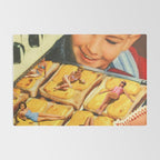 Girls on toast - Grilled Cheese Tan Rug Gallery Image 2