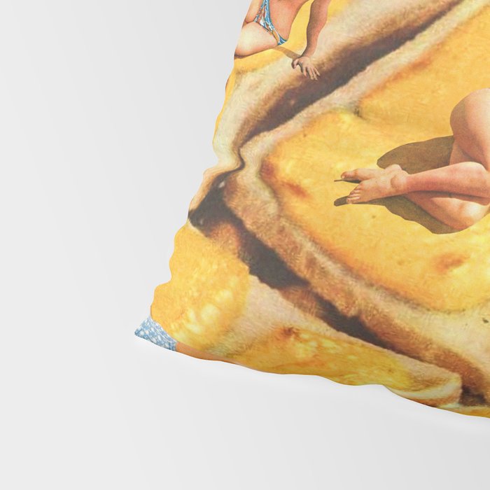 Girls on toast - Grilled Cheese Tan Pillow Sham Gallery Image 4