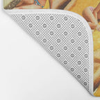Girls on toast - Grilled Cheese Tan Bath Mat Gallery Image 2
