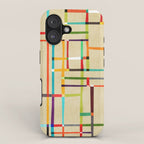 The map (after Mondrian) iPhone Case Gallery Image 1