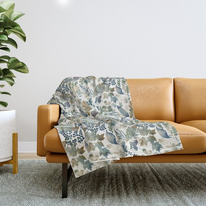 Rustic Nature Scene A Throw Blanket Gallery Image 1