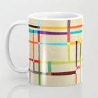 The map (after Mondrian) Coffee Mug Gallery Image 3