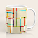 The map (after Mondrian) Coffee Mug Gallery Image 1