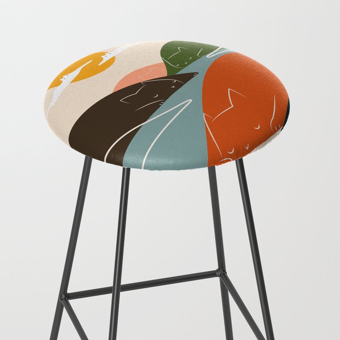 Cat Landscape 104 Stool Gallery Image 2
