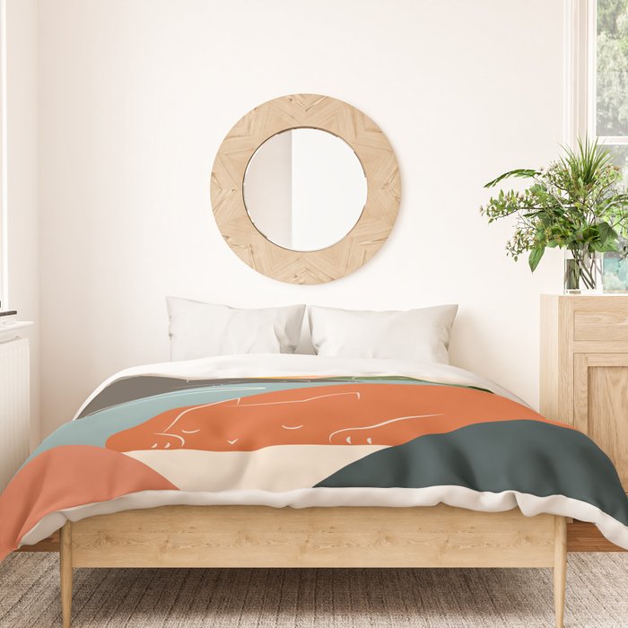 Cat Landscape 104 Duvet Cover Gallery Image 3
