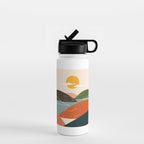 Cat Landscape 104 Water Bottle Gallery Image 1