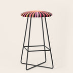 Sunshine - Pink on Charcoal Stool Gallery Image 1