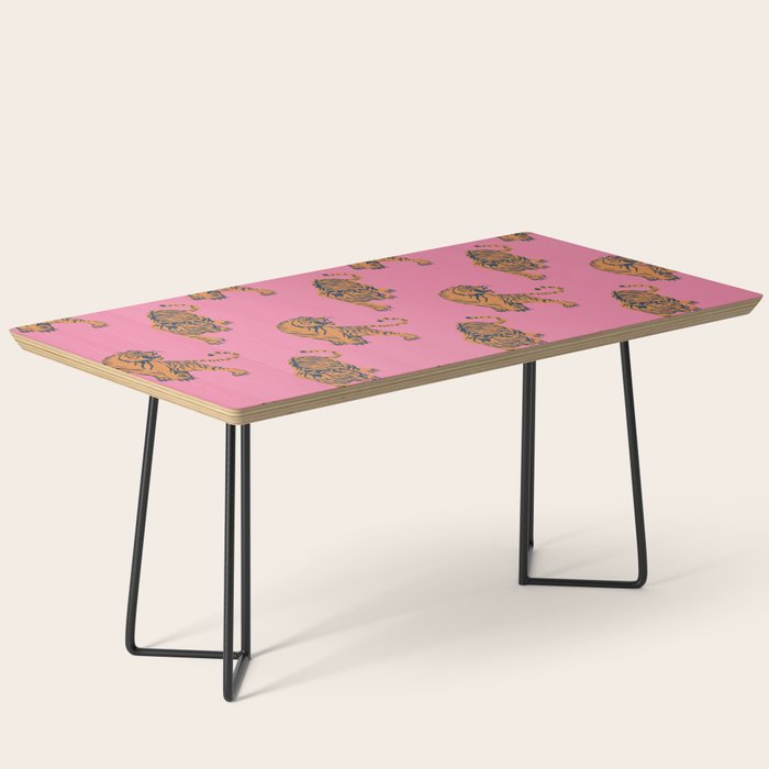 tiger print pink Coffee Table Gallery Image 1