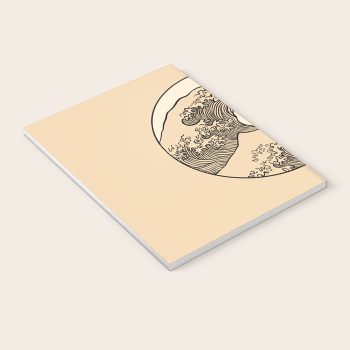Autumn Tree spring fall Great Wave cat reading Notebook Gallery Image 3