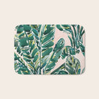BIG FEELINGS Banana Leaf Tropical Bath Mat Gallery Image 1
