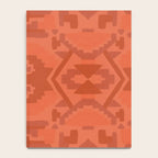Geometric Aztec in Chile Red Notebook Gallery Image 4