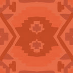Geometric Aztec in Chile Red Coffee Mug Gallery Image 2