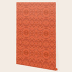 Geometric Aztec in Chile Red Wallpaper Gallery Image 2