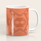 Geometric Aztec in Chile Red Coffee Mug Gallery Image 1