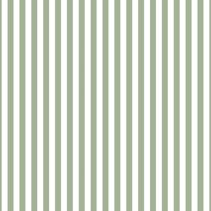 Sage Green and White Classic Narrow Stripe Pattern Vertical Coffee Mug Gallery Image 2