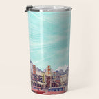 Robot in Town Travel Mug Gallery Image 3