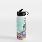 Robot in Town Water Bottle Gallery Image 1