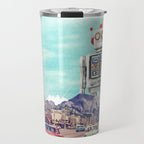 Robot in Town Travel Mug Gallery Image 1