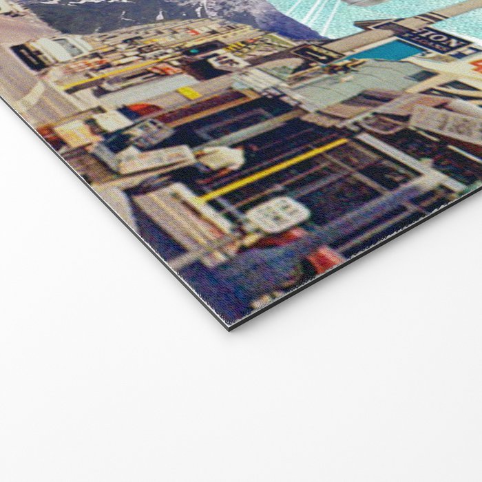Robot in Town Welcome Mat Gallery Image 2