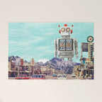 Robot in Town Welcome Mat Gallery Image 1