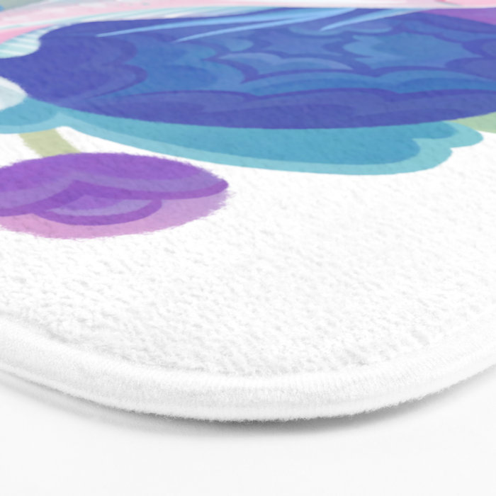 Arowana and peony Bath Mat Gallery Image 3