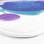 Arowana and peony Bath Mat Gallery Image 3
