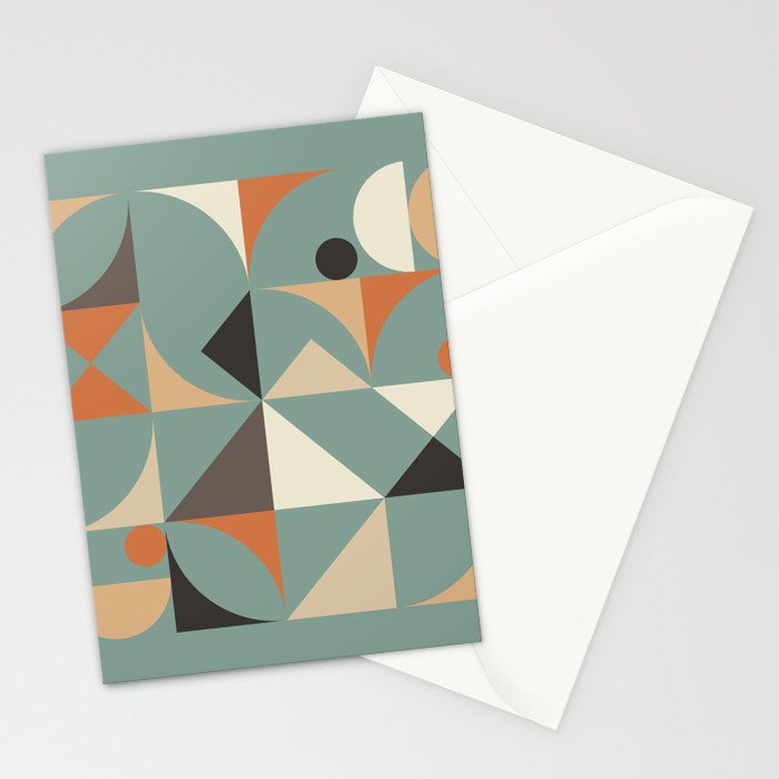 Mid Century 07C Stationery Card Gallery Image 2