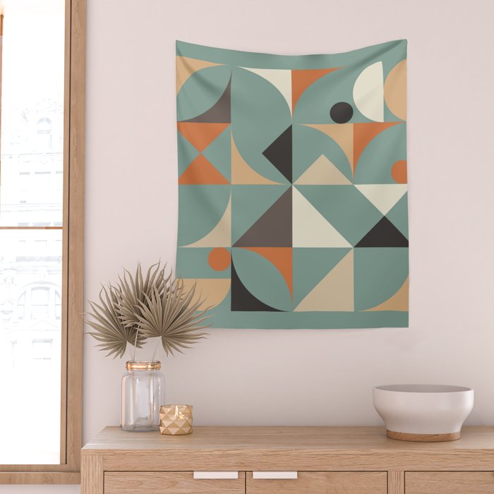 Mid Century 07C Wall Tapestry Gallery Image 2