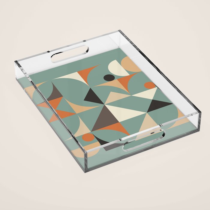 Mid Century 07C Acrylic Tray Gallery Image 1