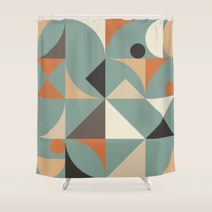 Mid Century 07C Shower Curtain Gallery Image 1