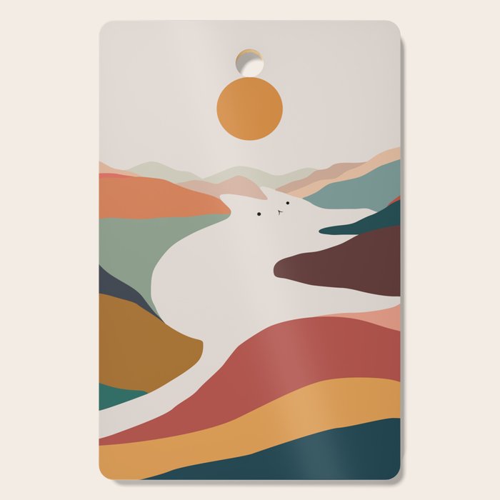Cat Landscape 190 Cutting Board Gallery Image 1