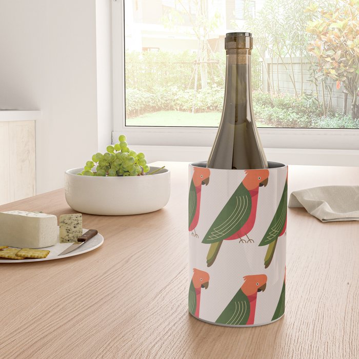 Whimsy Australian King Parrot Wine Chiller Gallery Image 4
