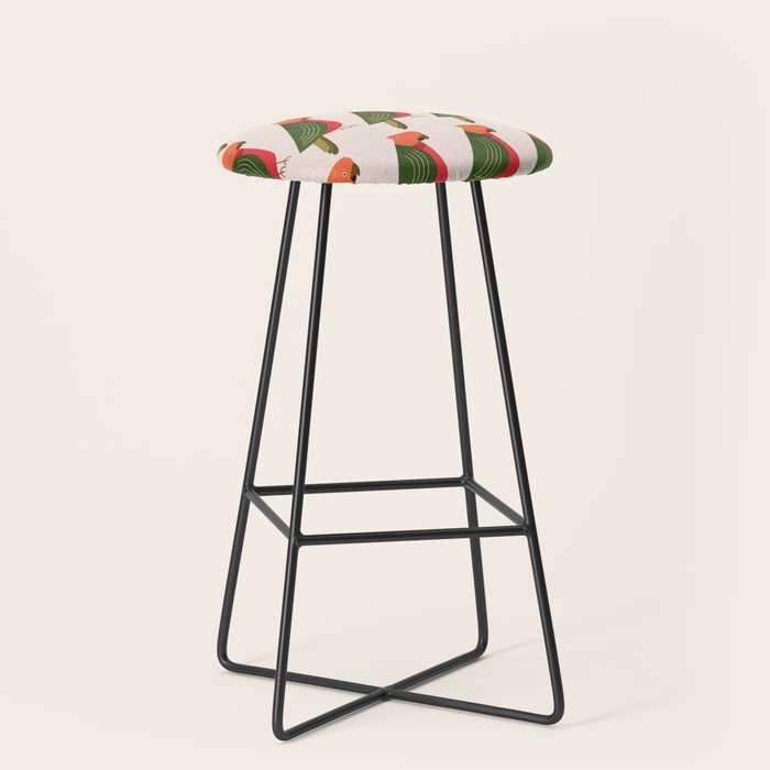 Whimsy Australian King Parrot Stool Gallery Image 1