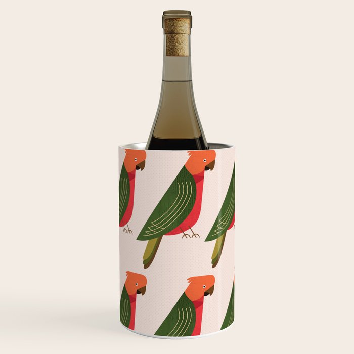 Whimsy Australian King Parrot Wine Chiller Gallery Image 1
