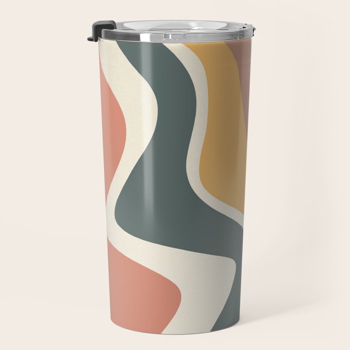 Sway - Modern Abstract Print Travel Mug Gallery Image 3