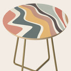 Sway - Modern Abstract Print Side Table Gallery Image 2