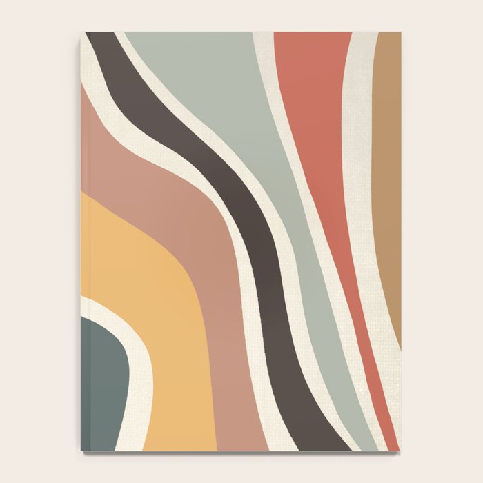 Sway - Modern Abstract Print Notebook Gallery Image 4