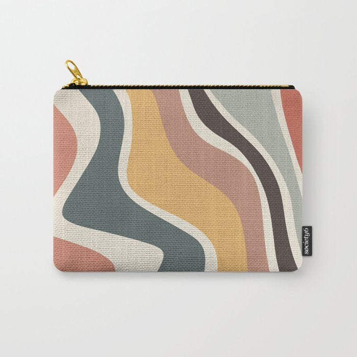 Sway - Modern Abstract Print Carry All Pouch Gallery Image 1