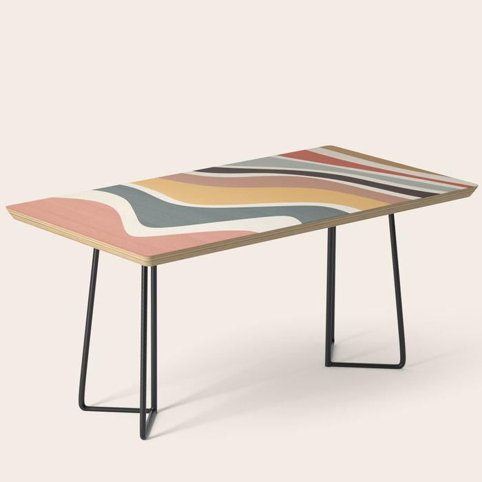 Sway - Modern Abstract Print Coffee Table Gallery Image 1