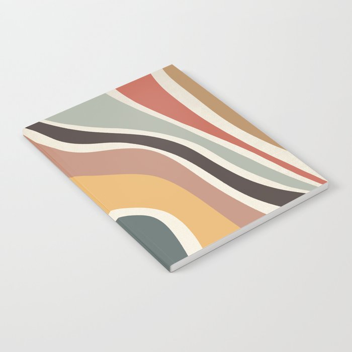 Sway - Modern Abstract Print Notebook Gallery Image 2