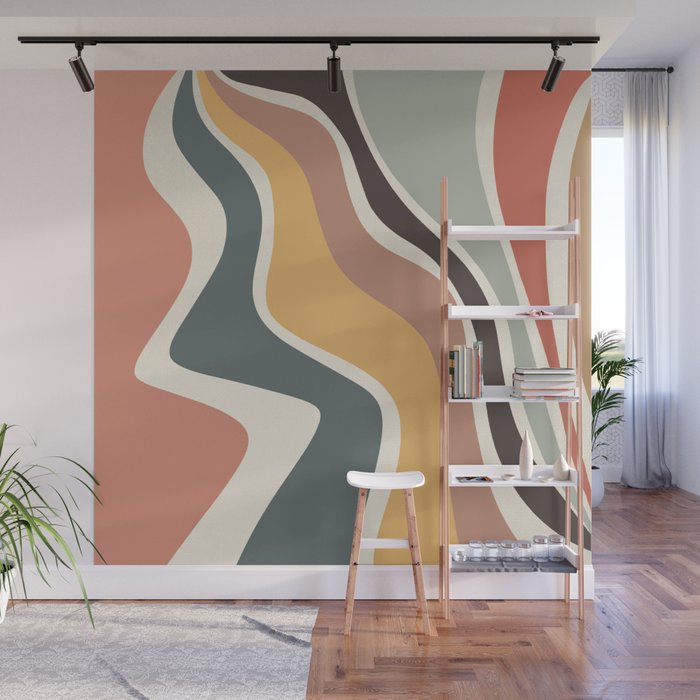 Sway - Modern Abstract Print Wall Mural Gallery Image 1