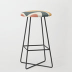 Sway - Modern Abstract Print Stool Gallery Image 1