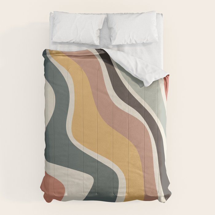 Sway - Modern Abstract Print Comforter Gallery Image 6