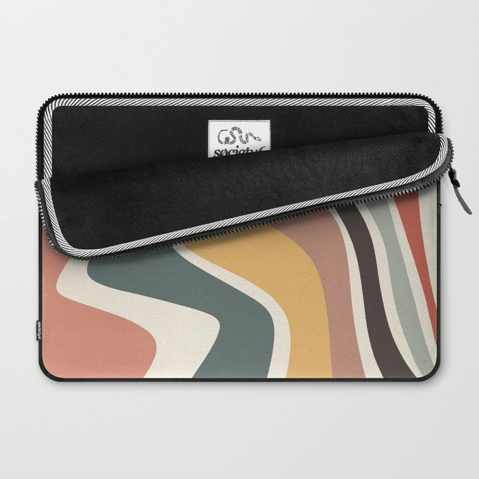 Sway - Modern Abstract Print Laptop Sleeve Gallery Image 2