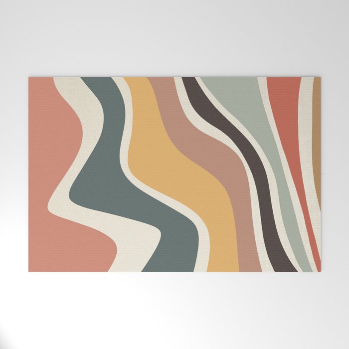 Sway - Modern Abstract Print Welcome Mat Gallery Image 1
