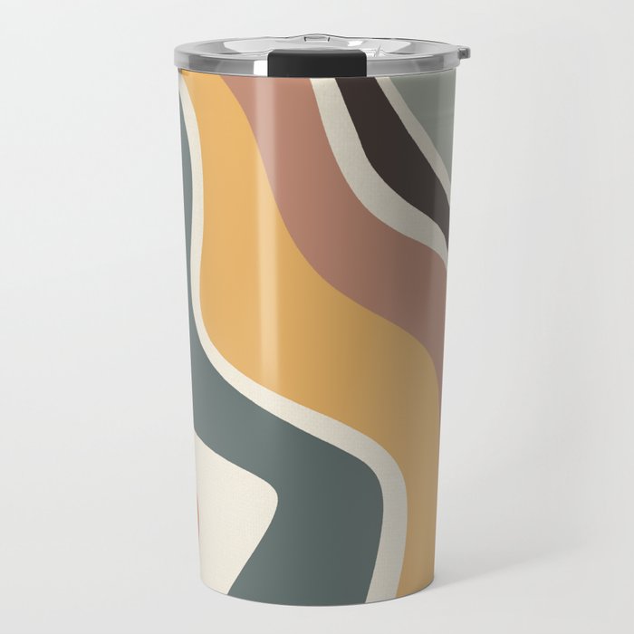Sway - Modern Abstract Print Travel Mug Gallery Image 1