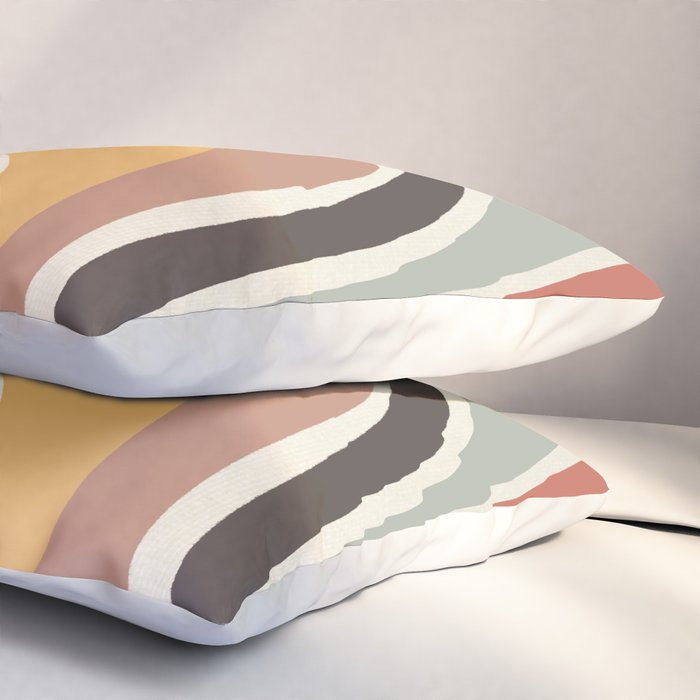 Sway - Modern Abstract Print Pillow Sham Gallery Image 3